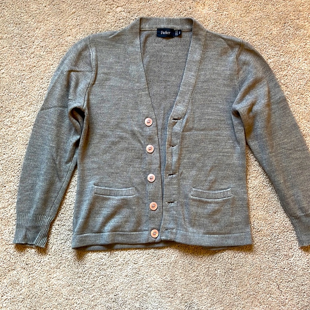 Parker Uniforms V-Neck Cardigan